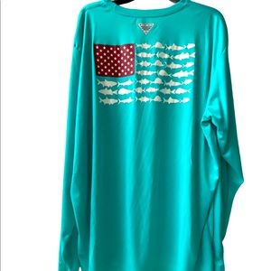 XXL Men”s Long Sleeve Columbia Fishing Shirt